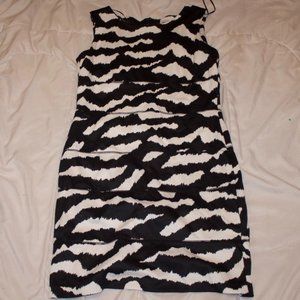 Shelby & Palmer Back and White Animal Print